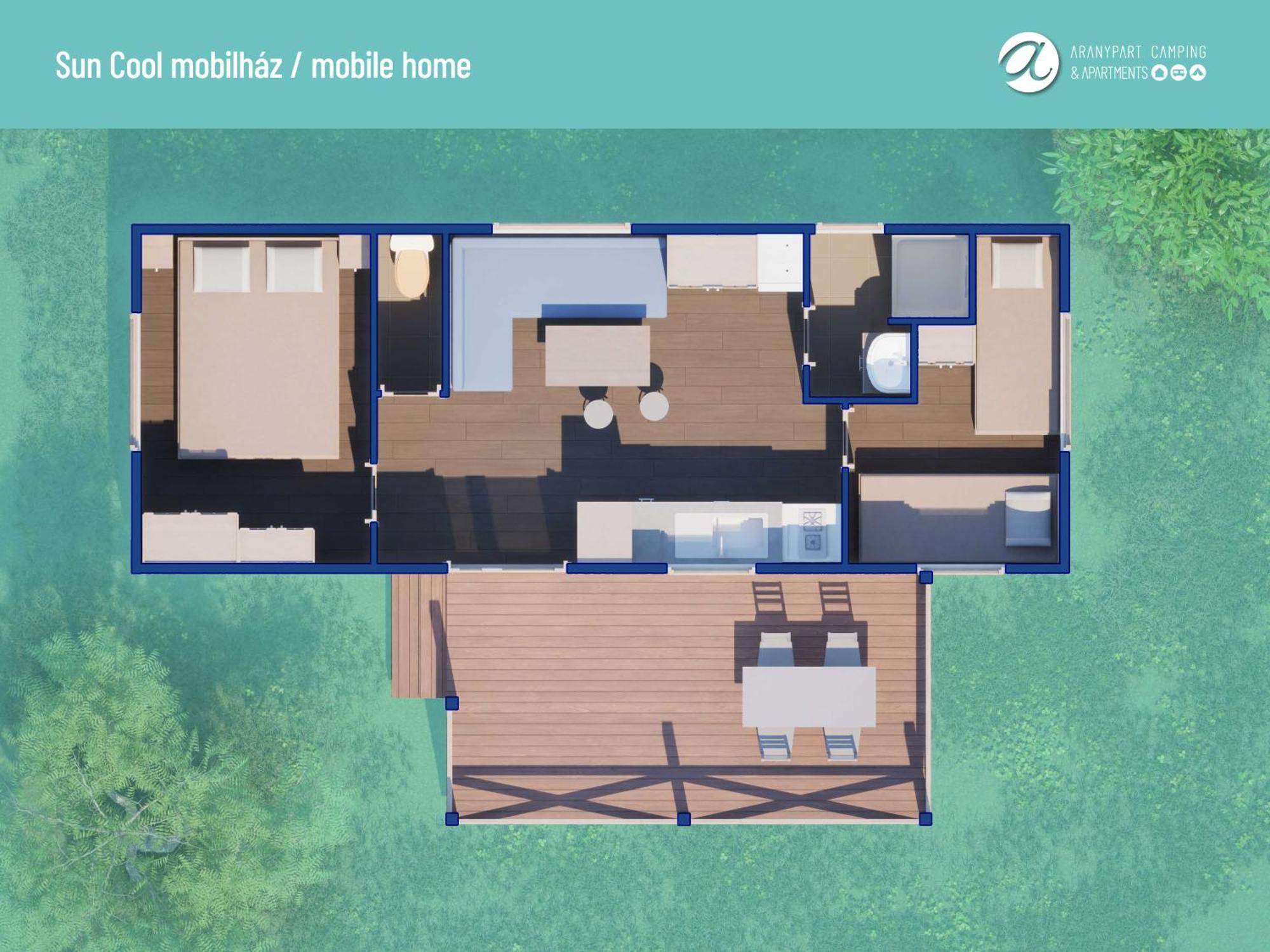 שיופוק Aranypart Camping & Apartments מראה חיצוני תמונה